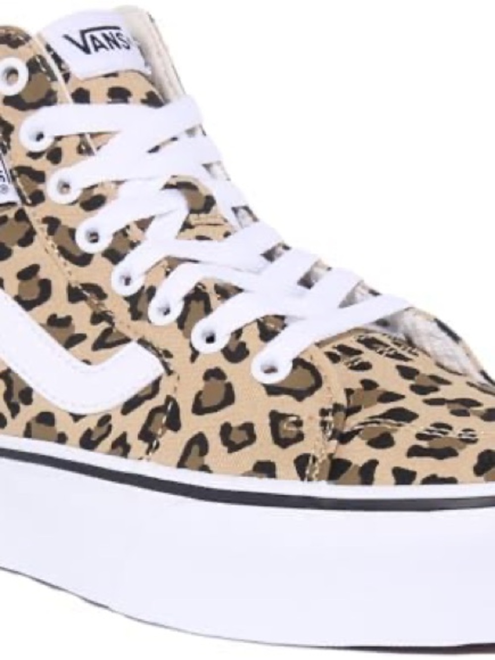 Vans Women Filmore Hi Platform Leopard Print Shoes - Picture 2 of 7